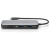 Digitus USB-C® dokovací stanice DA-70914 vč. funkce nabíjení, integrovaná čtečka karet, napájení USB-C®