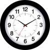 EUROTIME 80514-05 Quartz nástěnné hodiny 30.5 cm , černá