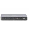 Digitus USB-C® dokovací stanice DA-70917 vč. funkce nabíjení, integrovaná čtečka karet, Podporuje rozlišení 8K při frekvenci 30 Hz (1x) / 4K při 30 Hz (2x)