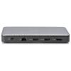 Digitus USB-C® dokovací stanice DA-70917 vč. funkce nabíjení, integrovaná čtečka karet, Podporuje rozlišení 8K při frekvenci 30 Hz (1x) / 4K při 30 Hz (2x)