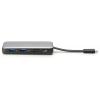 Digitus USB-C® dokovací stanice DA-70916 vč. funkce nabíjení, integrovaná čtečka karet, napájení USB-C®