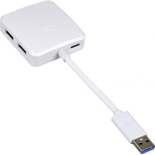 Raspberry Pi® SC1636 USB Hub 4 porty USB-A USB 3.0 5 GBit/s bílá SC1636