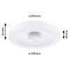 Paulmann 71177 Volea LED stropní svítidlo LED 3.5 W, 13 W bílá, stříbrná