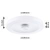 Paulmann 71179 Volea LED stropní svítidlo LED 4 W, 18.5 W bílá, stříbrná