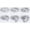 Paulmann 92255 Aumus LED vestavné svítidlo, LED, 5 W, chrom (matný)