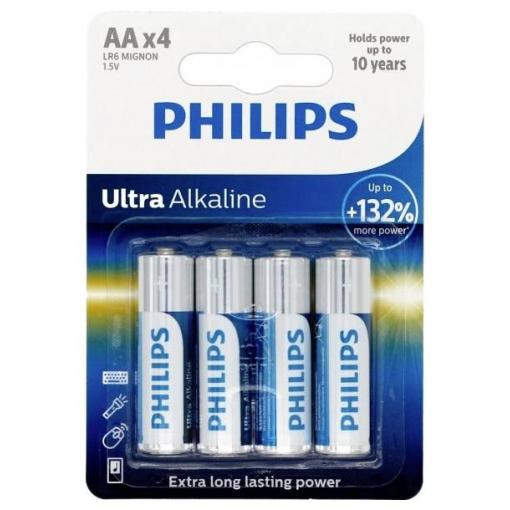 Philips Ultra LR6 tužková baterie AA alkalicko-manganová, 1.5 V, 4 ks