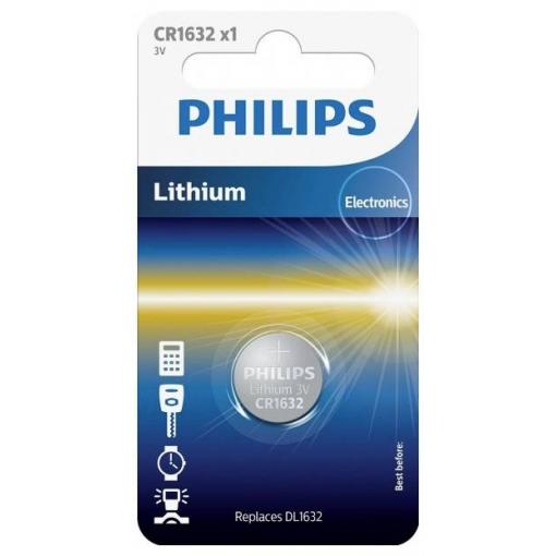 Philips knoflíkový článek CR 1632 3 V 1 ks lithiová Minicells