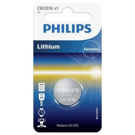 Philips knoflíkový článek CR 2016 3 V 1 ks lithiová Minicells
