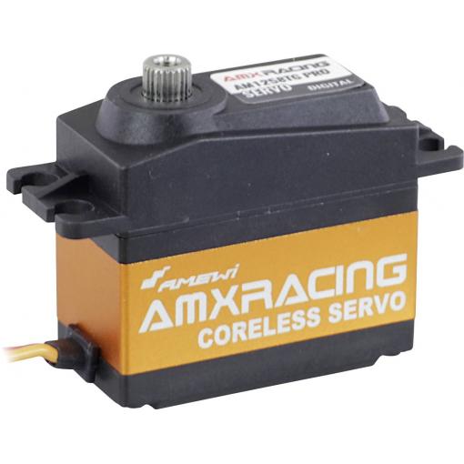 Amewi standardní servo AMXRacing AM1258TG PRO analogové servo Materiál převodovky: titan Zásuvný systém: JR