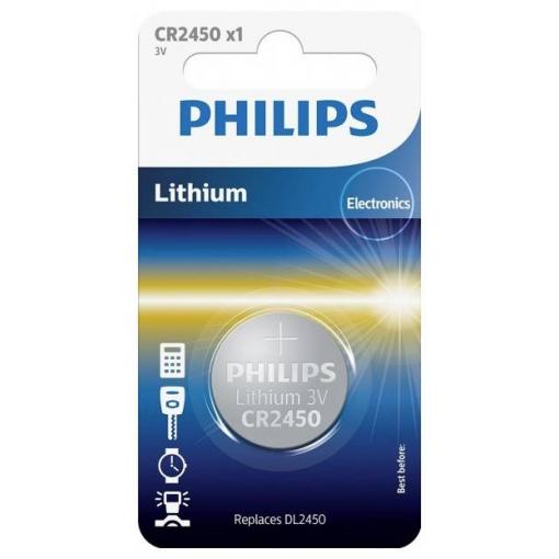 Philips knoflíkový článek CR 2450 3 V 1 ks lithiová Minicells