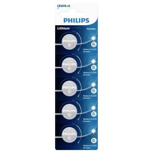 Philips knoflíkový článek CR 2016 3 V 5 ks lithiová Minicells