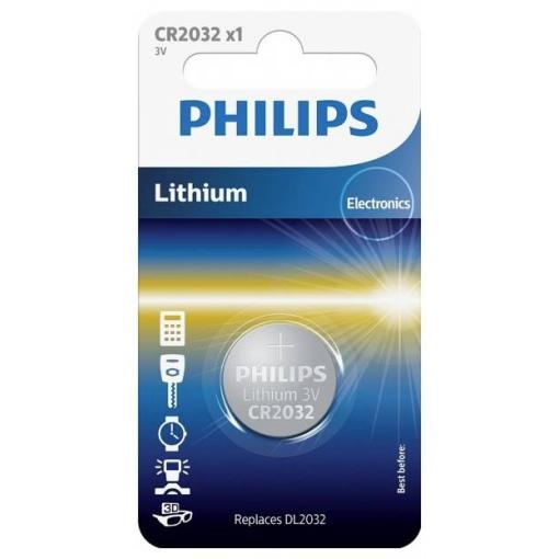 Philips knoflíkový článek CR 2032 3 V 1 ks lithiová Minicells