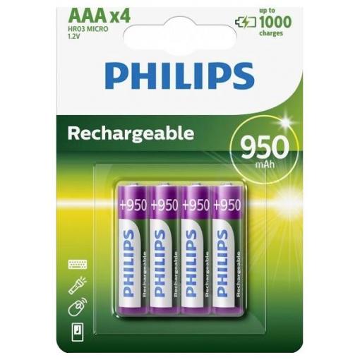 Philips HR03 akumulátor AAA Ni-MH 900 mAh 1.2 V 4 ks