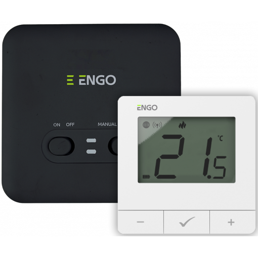 ENGO E20i-W Bezdrátový internetový Wi-Fi termostat, bílý