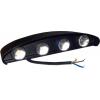 LED nástěnné svítidlo nahoru-dolů 8 W, IP54, černé