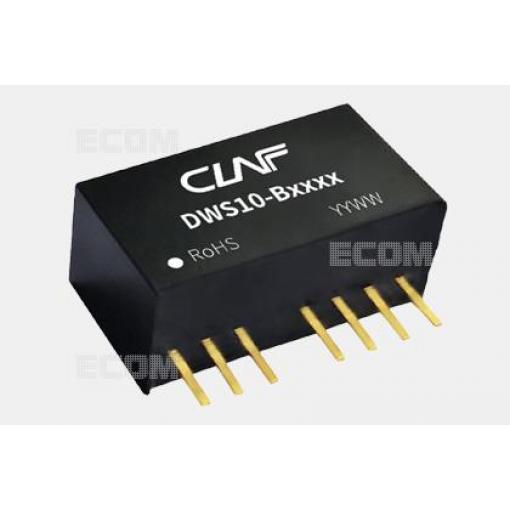 DC/DC měnič DWS10-B2424, 24 V / 417 mA, izolovaný, SIP8