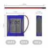 Ansmann 3S1P Akupack 3 x 18650 s kabelem Li-Ion 10.8 V 2600 mAh