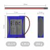 Ansmann 3S1P Akupack 3 x 18650 s kabelem Li-Ion 10.8 V 3350 mAh