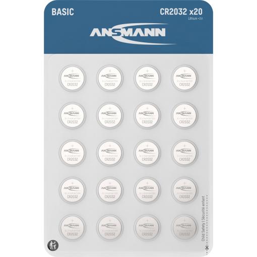 Ansmann knoflíkový článek CR 2032 3 V 20 ks 240 mAh lithiová