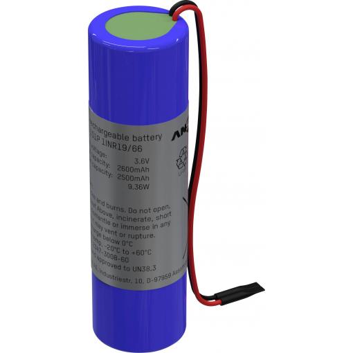 Ansmann speciální akumulátor 18650 s kabelem Li-Ion 3.6 V 2600 mAh 1 ks