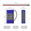Ansmann 2S1P Akupack 2 x 18650 s kabelem Li-Ion 7.2 V 3350 mAh
