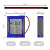 Ansmann 1S3P Akupack 3 x 18650 s kabelem Li-Ion 3.6 V 10500 mAh