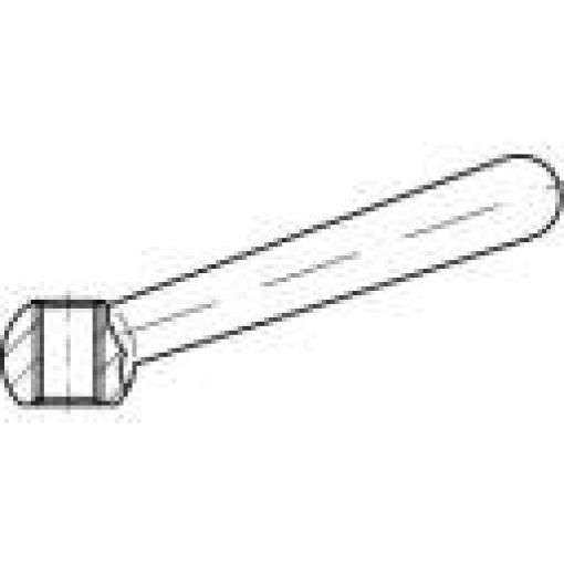 TOOLCRAFT kuželový úchyt ocel TO-9978069 5 ks (Ø) 100 mm