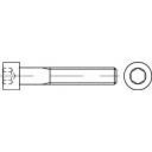 TOOLCRAFT TO-9975426 šrouby s válcovou hlavou M16 350 mm vnitřní šestihran DIN 912 ocel 10 ks