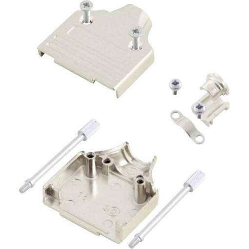 MH Connectors MHDM37-K 6560-0136-04 D-SUB pouzdro Pólů: 37 kov 180 ° stříbrná 1 ks