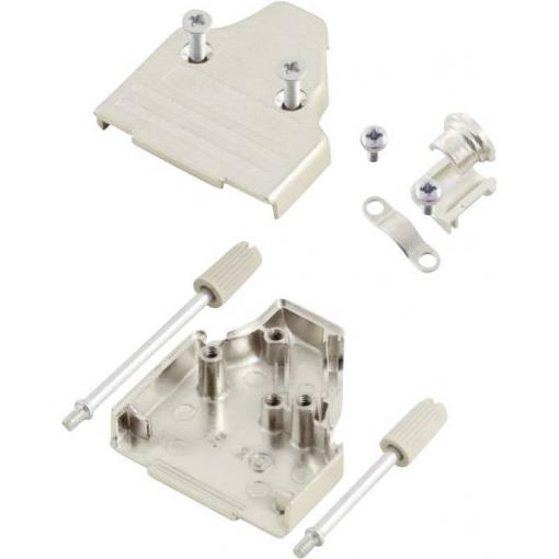 MH Connectors MHDM35-25-K 6560-0139-13 D-SUB pouzdro Pólů: 25 kov 45 ° stříbrná 1 ks
