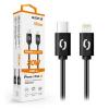 AL.kabel  USB C-Lighting 0,5m 3A černý 30W