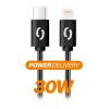 AL.kabel  USB C-Lighting 0,5m 3A černý 30W