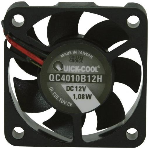 QuickCool QC4010B12H axiální ventilátor, 12 V/DC, 12.23 m³/h, (d x š x v) 40 x 40 x 10 mm, QC4010B12H
