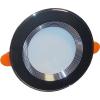 Podhledové světlo černé, LED 6W teplá bílá, 230V/6W