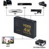 HDMI přepínač 3× iFSWR-302, 4K, s IR přijímačem