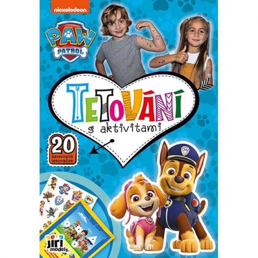 Tetování s aktivitami Tlapková patrola, 16 stran