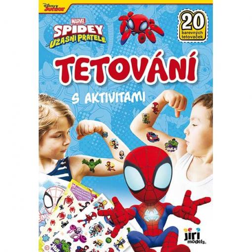 Tetování s aktivitami Spidey, 16 stran + tetovačky