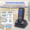 AZQR02 - mini bezdrátový Bluetooth 1D/2D skener čárových kódů s nabíjecí základnou - AZQR02 - mini Bluetooth bezdrátový 1D/2D skener čárových kódů s nabíjecí základnou