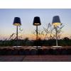 m-e modern-electronics LUNA-80 G 41435 akumulátorová stolní lampa LED pevně vestavěné LED 3 W šedá