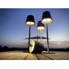 m-e modern-electronics LUNA-80 G 41435 akumulátorová stolní lampa LED pevně vestavěné LED 3 W šedá