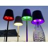 m-e modern-electronics LUNA-80 G 41435 akumulátorová stolní lampa LED pevně vestavěné LED 3 W šedá