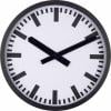 EUROTIME 59540-05 DCF rádiové hodiny 35 cm x 35 mm x 50 mm , černá (matná)