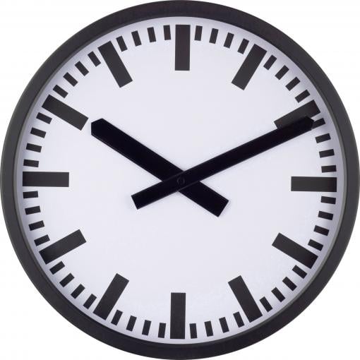 EUROTIME 59540-05 DCF rádiové hodiny 35 cm x 35 mm x 50 mm , černá (matná)