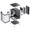 Jonsbo TK-1 2.0 Tempered Glass micro tower PC skříň černá