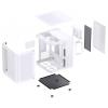 Jonsbo TK-1 2.0 Tempered Glass micro tower PC skříň bílá