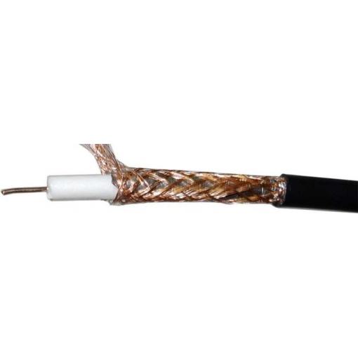Koaxiální kabel RG6 75 Ω, 6,8 mm, venkovní, měděný