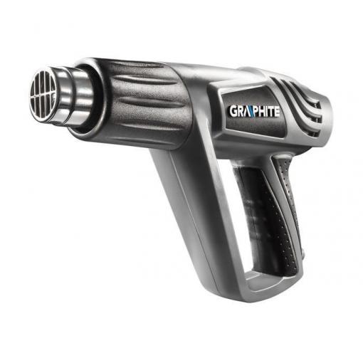 Horkovzdušná pistole GRAPHITE 59G524, 2000 W, 230 V, s příslušenstvím