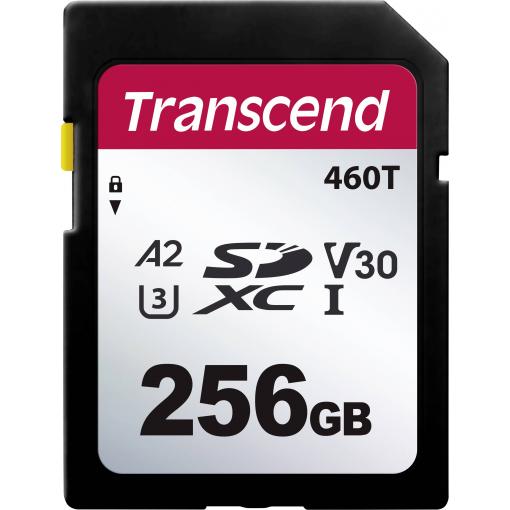 Transcend TS256GSDC460T-VS1 paměťová karta SD Retail 256 GB výkonná technologie 3D NAND, vhodné pro průmyslová použití