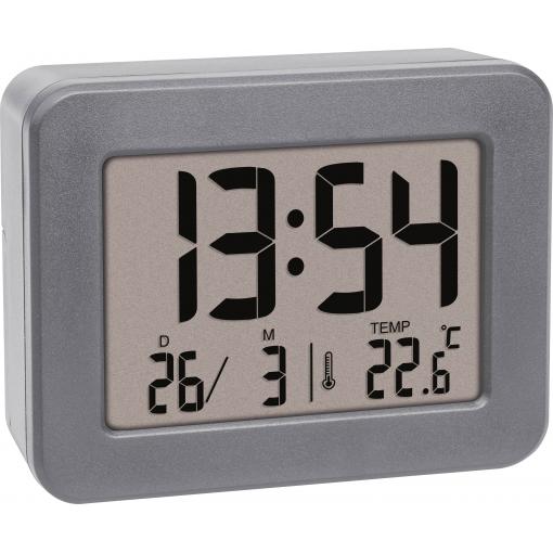 TFA Dostmann 60.2044.10 Quartz budík šedá časů buzení 1