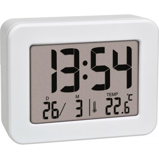 TFA Dostmann 60.2044.02 Quartz budík bílá časů buzení 1